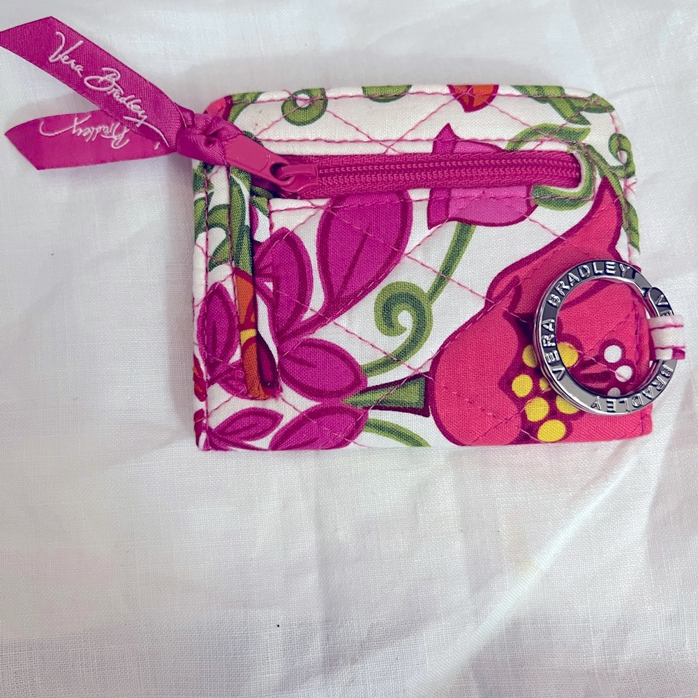 Vera Bradley Key Chain Quilted Wallet